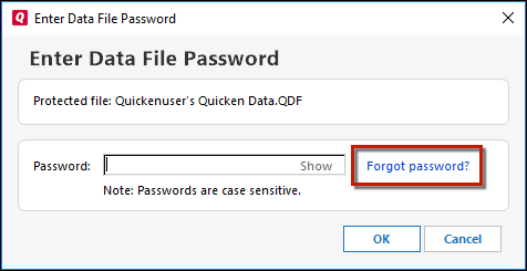 Data File Password NEW